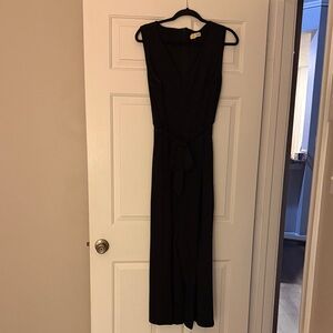 Calvin Klein Elegant Black Sleeveless Jumpsuit